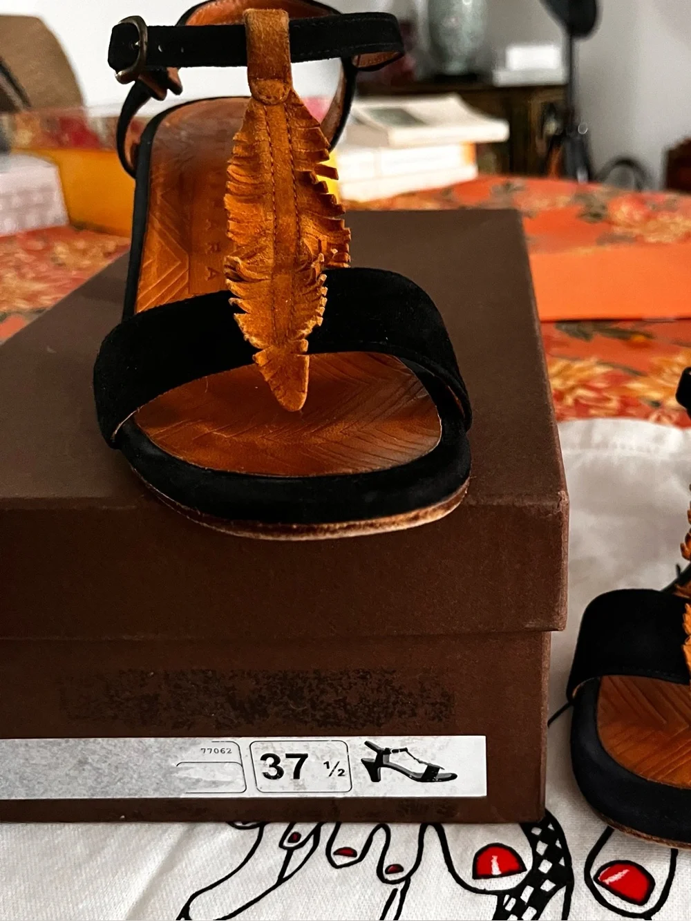 🪶Chie Mihara  Suede sandals - Picture 4 of 5